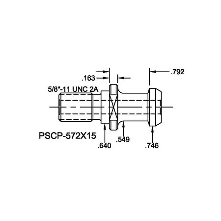 Tj Davies Co Coolant Through Retention Knob PSCP-572X15